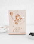 I love you to the moon and back - Valentinstag Karte - Suzu Papers