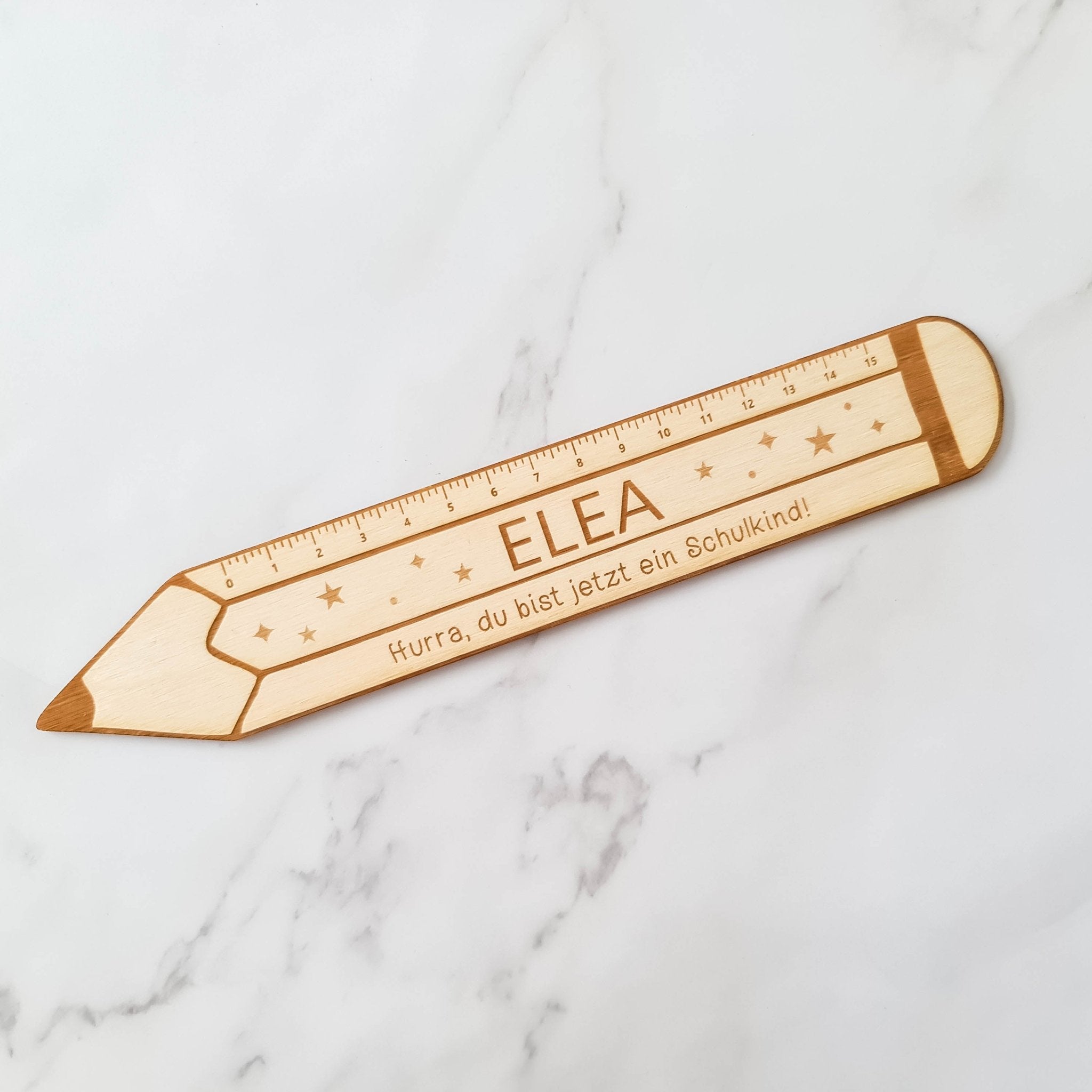 Lineal Schulanfang - Personalisierte Geschenke Schulanfang - Suzu Papers