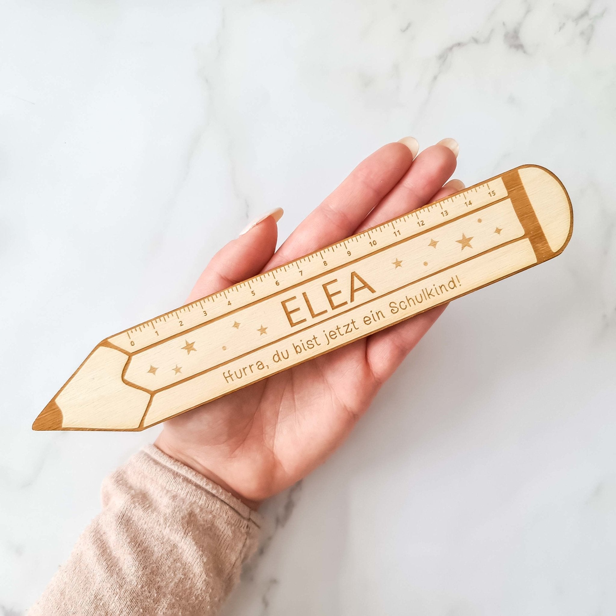 Lineal Schulanfang - Personalisierte Geschenke Schulanfang - Suzu Papers