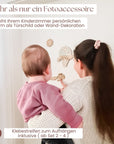 Meilensteinkarten Baby Holz 1-12 Monate personalisiert - Suzu Papers