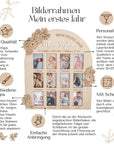 Mein erstes Jahr Bilderrahmen - Baby Bilderrahmen - Suzu Papers