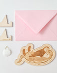 Muttertagskarte Otter-Mama - Suzu Papers