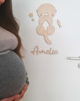 Kinderzimmer Türschild mit Otter-Motiv - Suzu Papers
