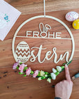 Osterkranz Tür - Deko Hauseingang Ostern - Suzu Papers