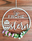 Osterkranz Tür - Deko Hauseingang Ostern - Suzu Papers