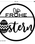 Osterkranz Tür - Deko Hauseingang Ostern - Suzu Papers
