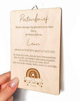 Patenbrief Taufe - Patenbrief Taufe - Personalisierbare Patenurkunde - Suzu Papers