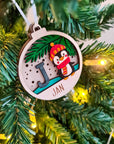 Personalisierte Weihnachtskugeln bemalen - Weihnachtskugeln Tiere - Suzu Papers