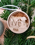 Personalisierte Weihnachtskugel mit Namen - Suzu Papers
