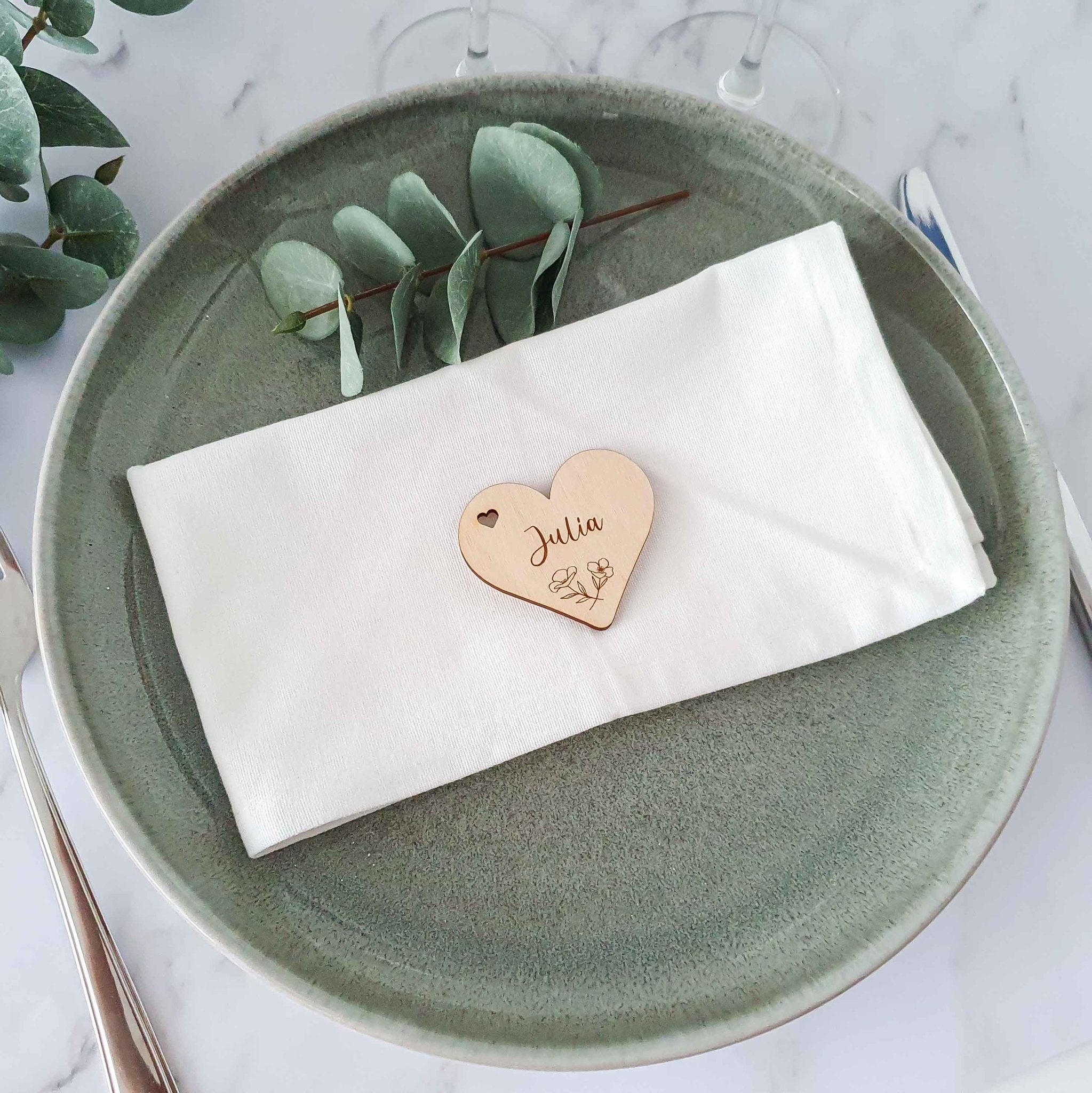 Platzkarte Herz - Suzu Papers