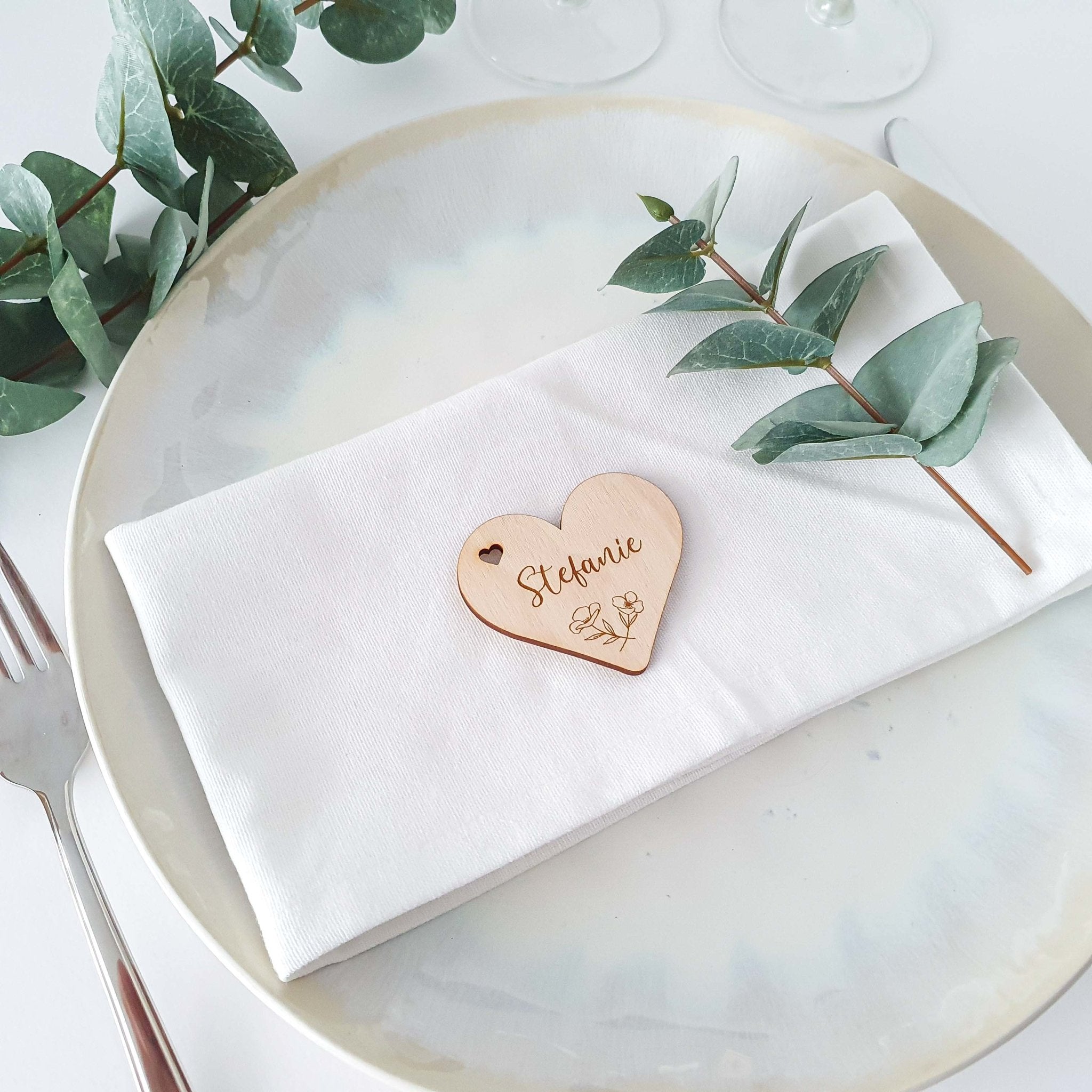 Platzkarte Herz - Suzu Papers