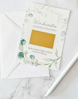 Save the date Rubbelkarte Set - Wir heiraten - Suzu Papers