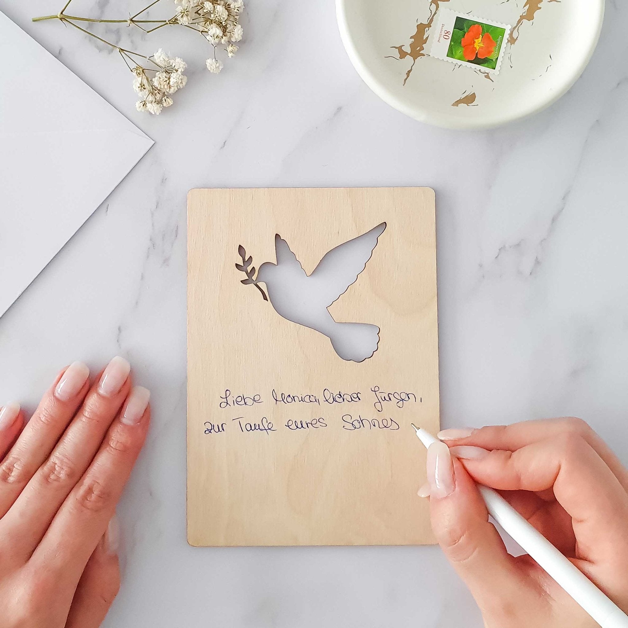 FOOZDEEVAAQ Religiöse Segenskarte – Personalisierbare Tauf- & Konfirmationsgeschenke Mit Bibelversen