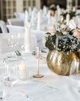 Tischnummern Hochzeit Holz mit Blumen Motiv für Sitzplan - Suzu Papers