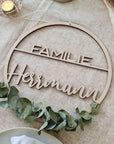 Türkranz Familie - Personalisiertes Hochzeitsgeschenk Geld - Suzu Papers