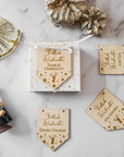 Weihnachtsanhänger - Geschenke für Mitarbeiter zur Weihnachtsfeier - Suzu Papers