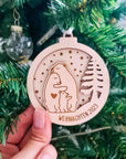 Weihnachtsgeschenk Schwangere – Besondere Weihnachtskugeln aus Holz - Suzu Papers