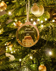 Weihnachtskugel Baby Erstes Weihnachten mit Bär-Motiv - Suzu Papers