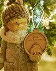 Weihnachtskugel mein erstes Weihnachten mit Bär-Motiv - Suzu Papers