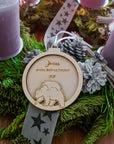 Weihnachtskugel mein erstes Weihnachten mit Bär-Motiv - Suzu Papers