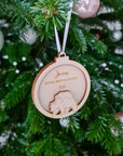 Weihnachtskugel mein erstes Weihnachten mit Bär-Motiv - Suzu Papers