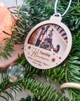 Weihnachtskugel mit Foto - Suzu Papers