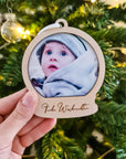 Weihnachtskugel mit Foto - Suzu Papers