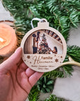 Weihnachtskugel mit Foto - Suzu Papers