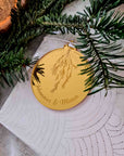Weihnachtskugel mit Namen - Weihnachtsgeschenk für Freundin - Suzu Papers