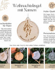 Weihnachtskugel mit Namen - Weihnachtsgeschenk für Freundin - Suzu Papers