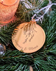 Weihnachtskugel mit Namen - Weihnachtsgeschenk für Freundin - Suzu Papers