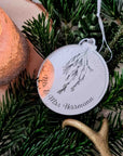 Weihnachtskugel mit Namen - Weihnachtsgeschenk für Freundin - Suzu Papers