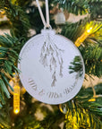 Weihnachtskugel mit Namen - Weihnachtsgeschenk für Freundin - Suzu Papers