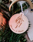Weihnachtskugel mit Namen - Weihnachtsgeschenk für Freundin - Suzu Papers