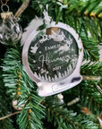 Weihnachtskugel modern für die Familie - Suzu Papers