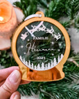 Weihnachtskugel modern für die Familie - Suzu Papers