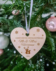 Weihnachtskugel Holz Mr&Mrs - Suzu Papers
