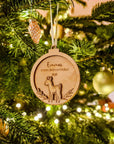 Mein erstes Weihnachten Kugel - Weihnachtsanhänger mit Reh-Motiv - Suzu Papers