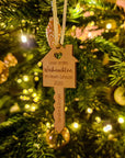 Weihnachtskugel Schlüssel - Erstes Weihnachten im neuen Haus - Suzu Papers