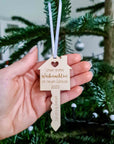 Weihnachtskugel Schlüssel - Erstes Weihnachten im neuen Haus - Suzu Papers