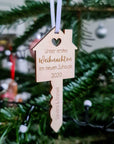 Weihnachtskugel Schlüssel - Erstes Weihnachten im neuen Haus - Suzu Papers