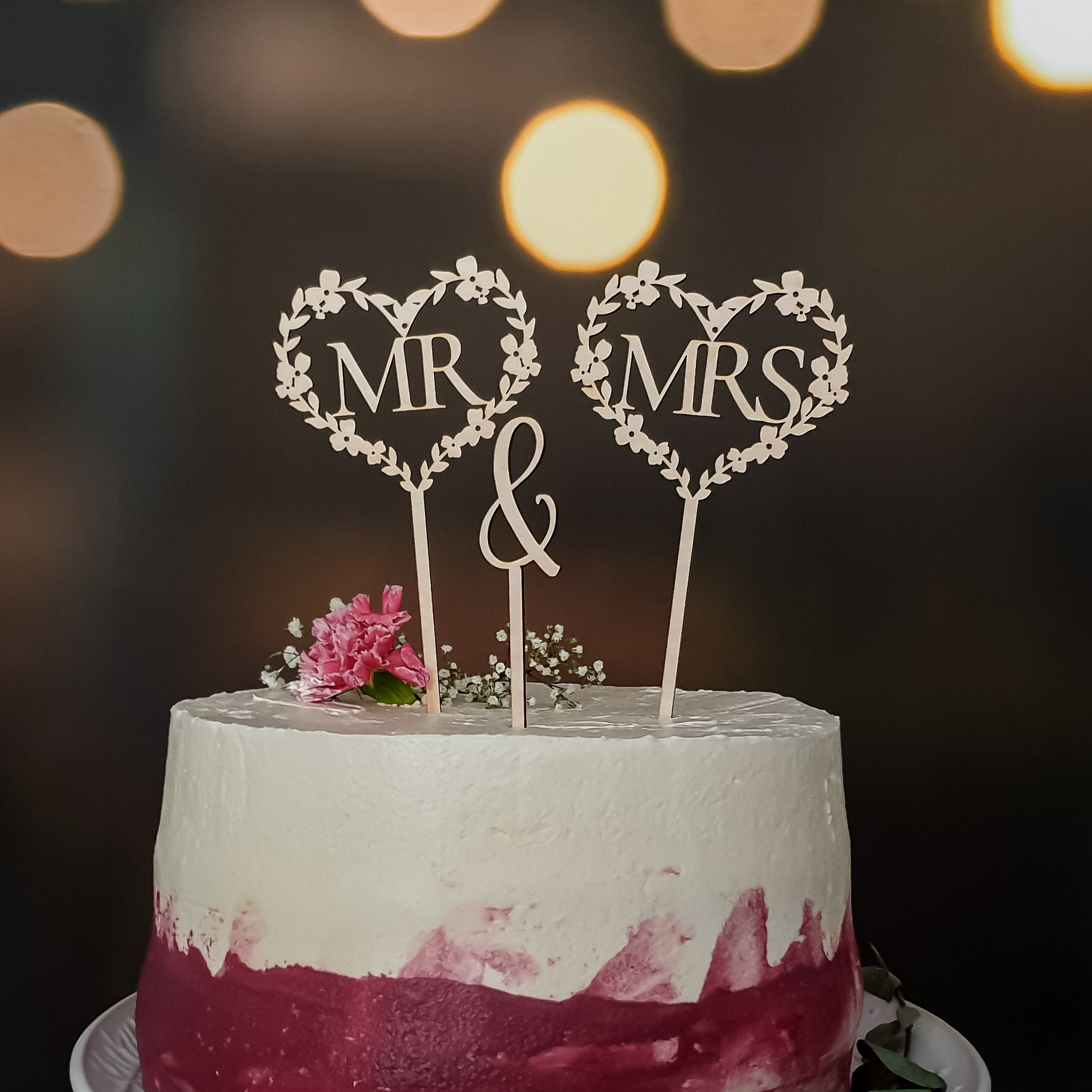 Mr & Mrs Cake Topper - Hochzeitstopper - Suzu Papers