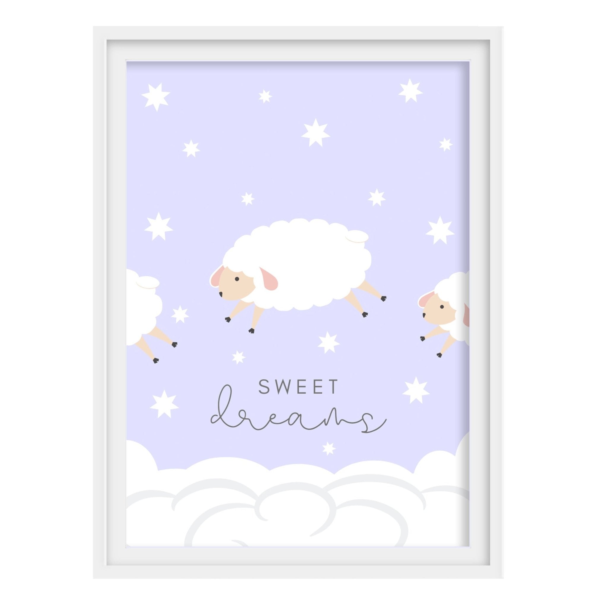 Babys Poster Set - Sweet Dreams - zum selber Ausdrucken - Suzu Papers
