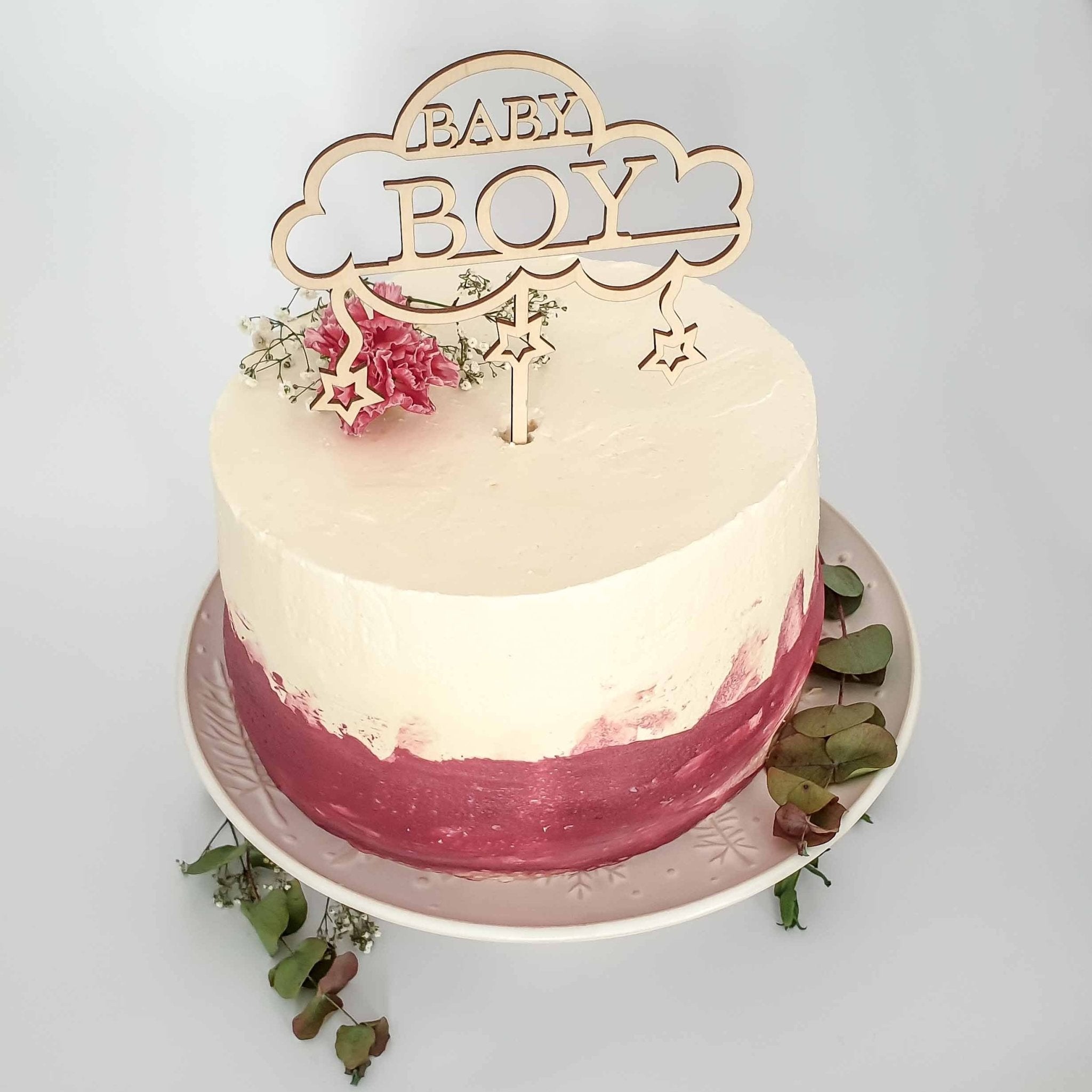 Cake Topper Baby Boy Shower - Suzu Papers