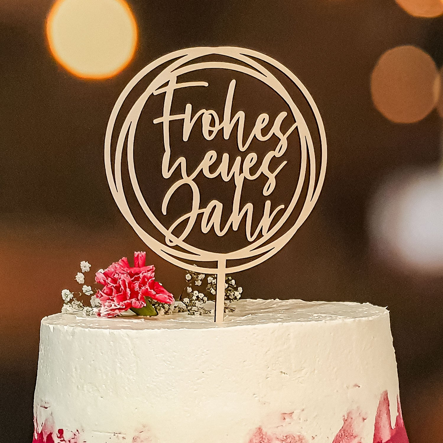 Cake Topper Frohes Neues Jahr - Suzu Papers