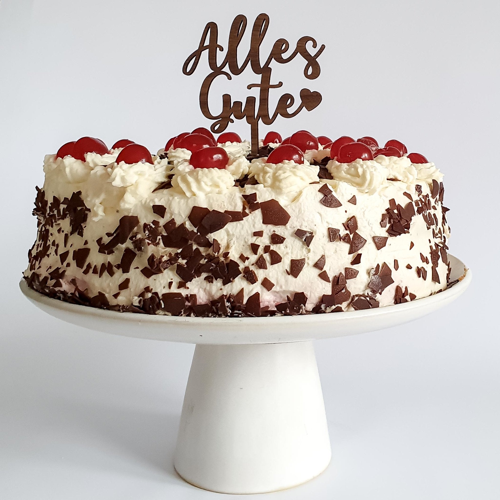 Cake Topper Alles Gute - Suzu Papers