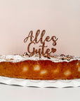 Cake Topper Alles Gute - Tortenaufleger Geburtstag - Suzu Papers