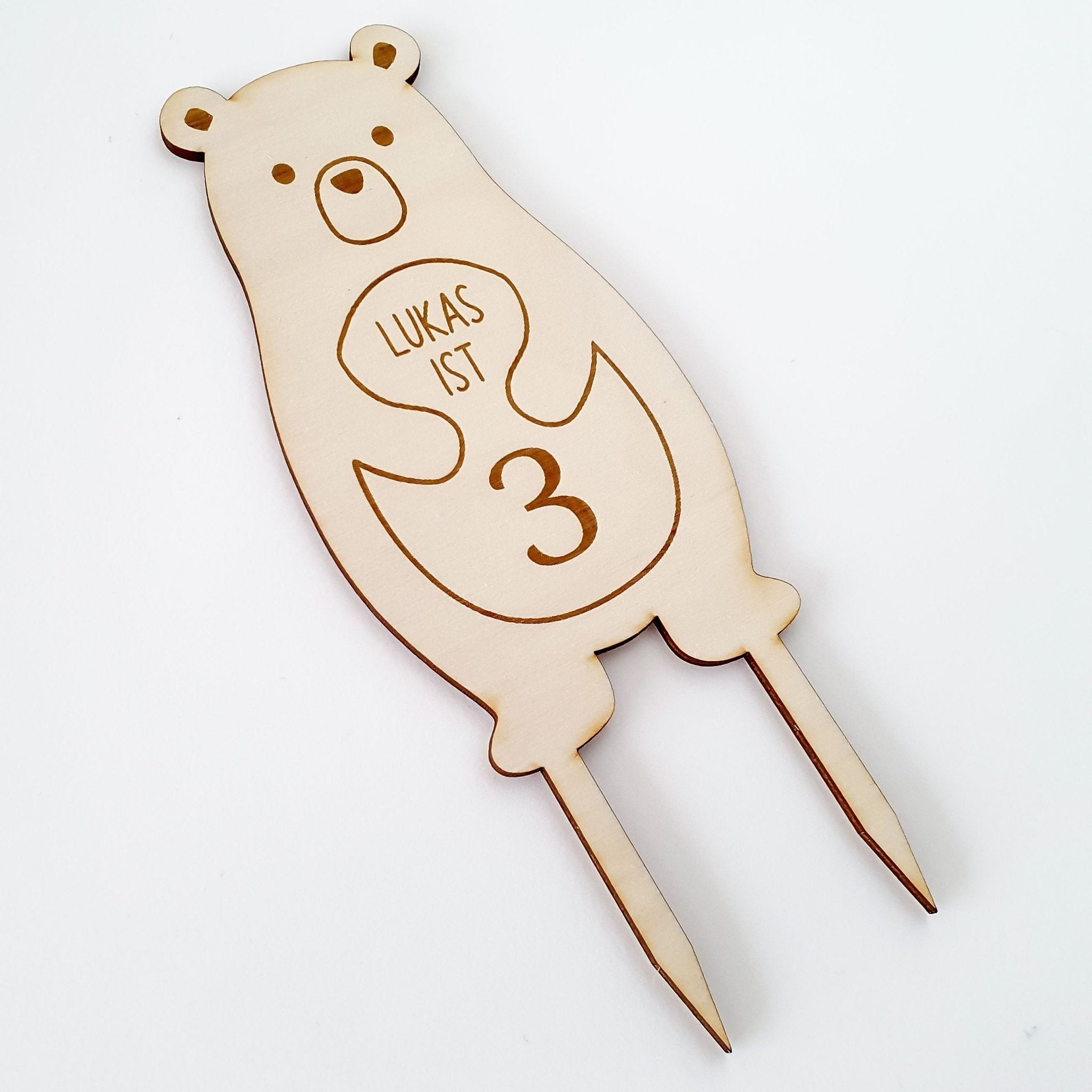 24 Bär Cupcake Topper – 4 Verschiedene Motive, Je 6 Stück – Ideale Deko Für Babyparty, Kindergeburtstag &