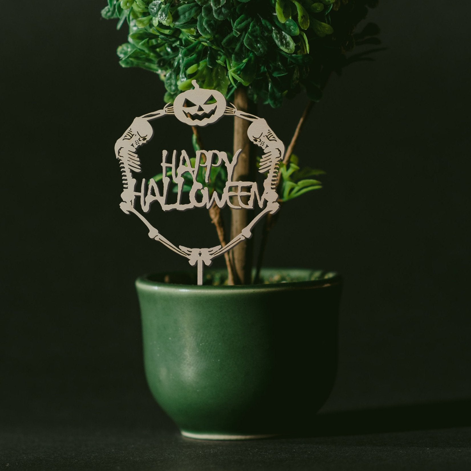 Halloween Tortendeko Gothic Set - Gruselige Deko Für Kuchen & Desserts