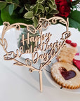 Cake Topper Happy Valentine's Day - Suzu Papers